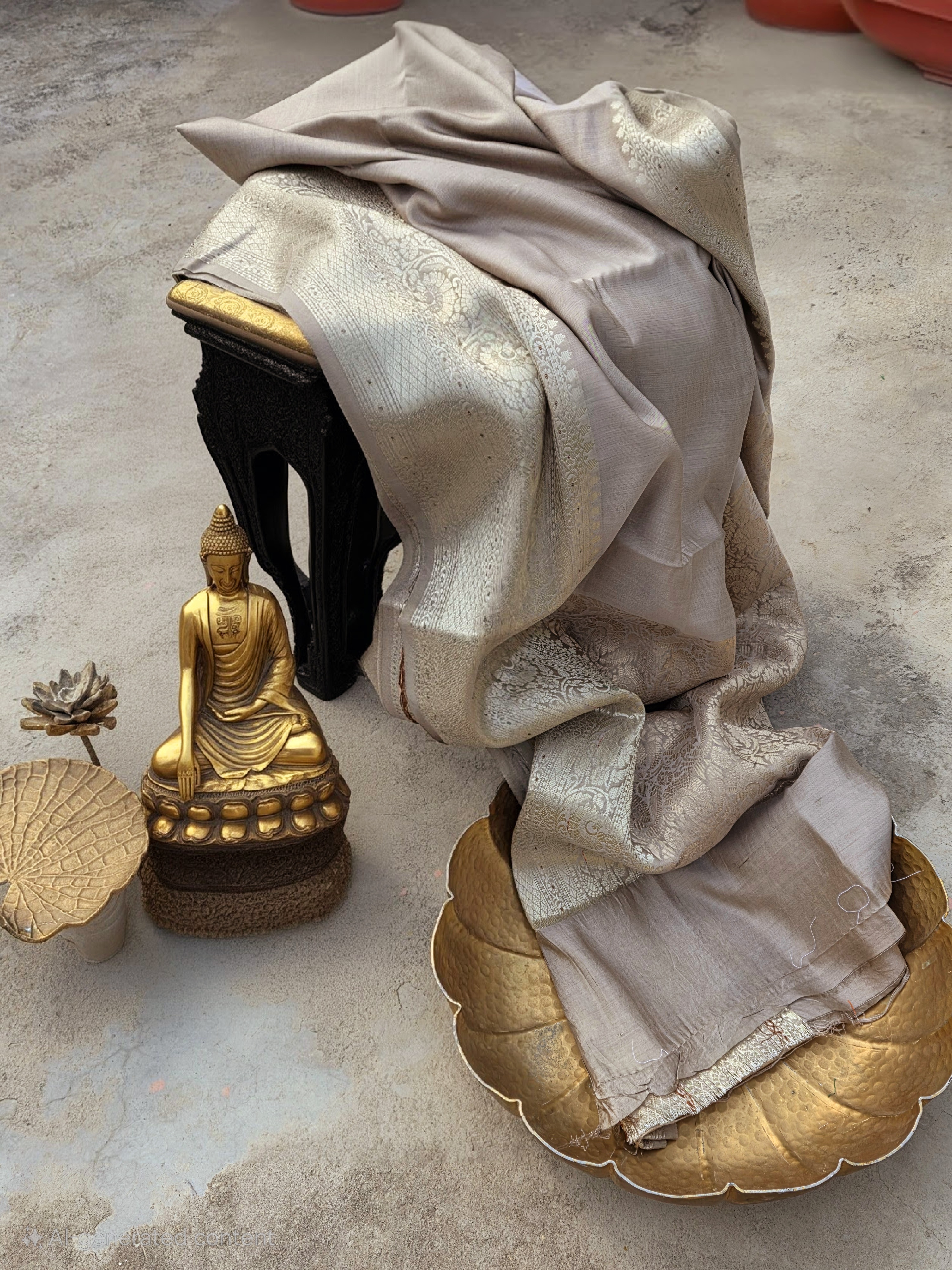 Handloom Banarasi Linen
