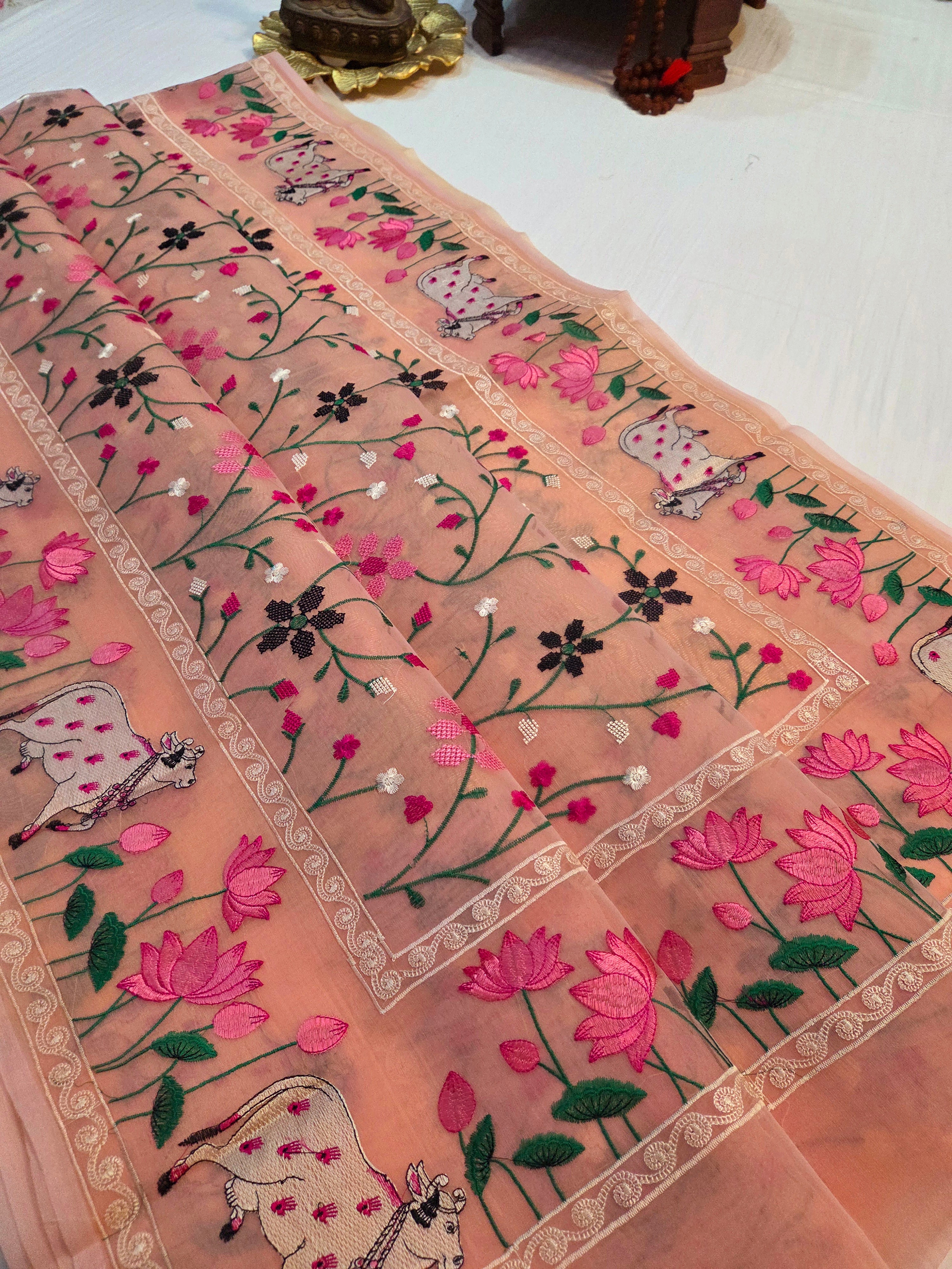 Pichwai Banarasi Embroidery