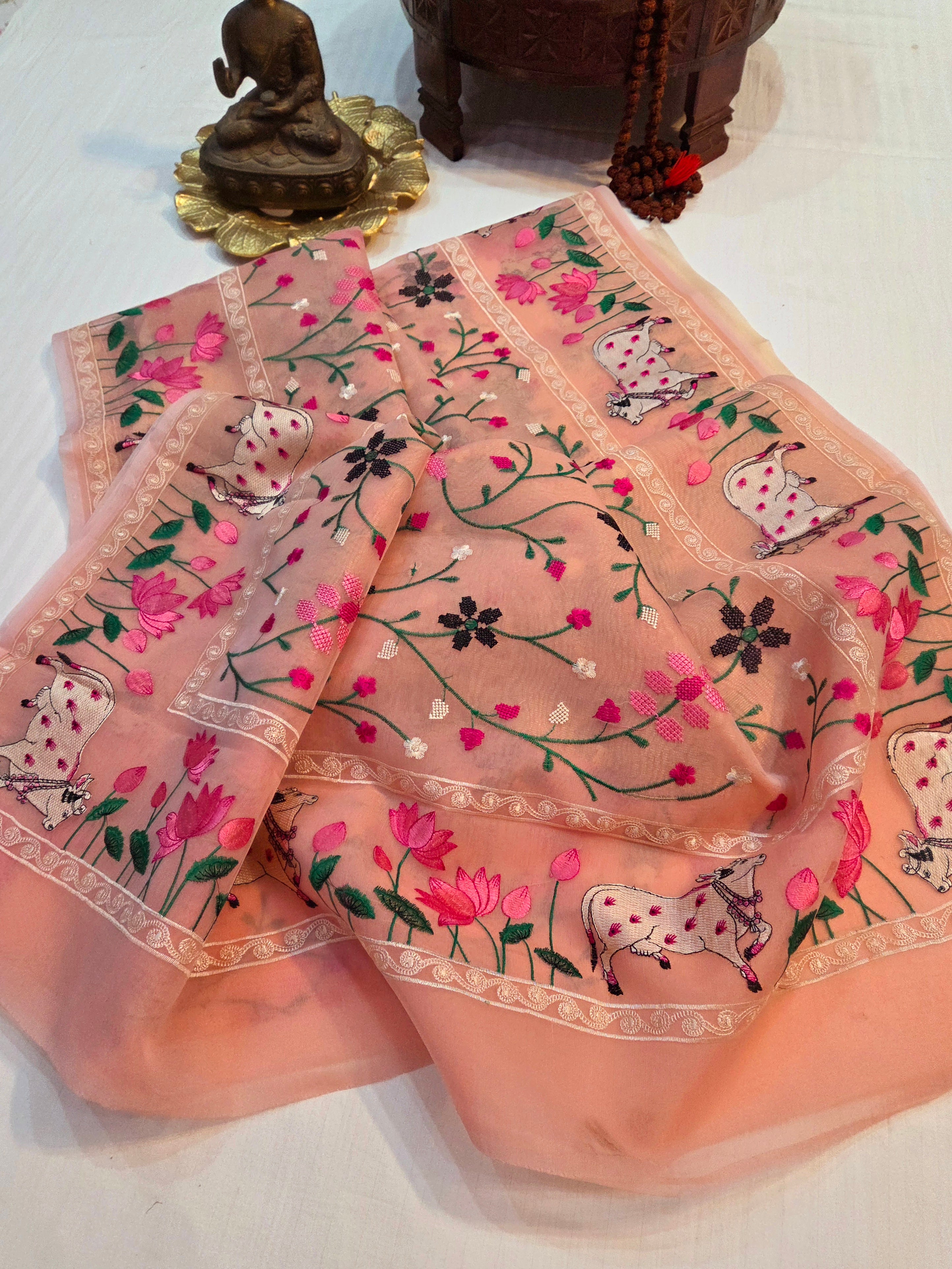 Pichwai Banarasi Embroidery