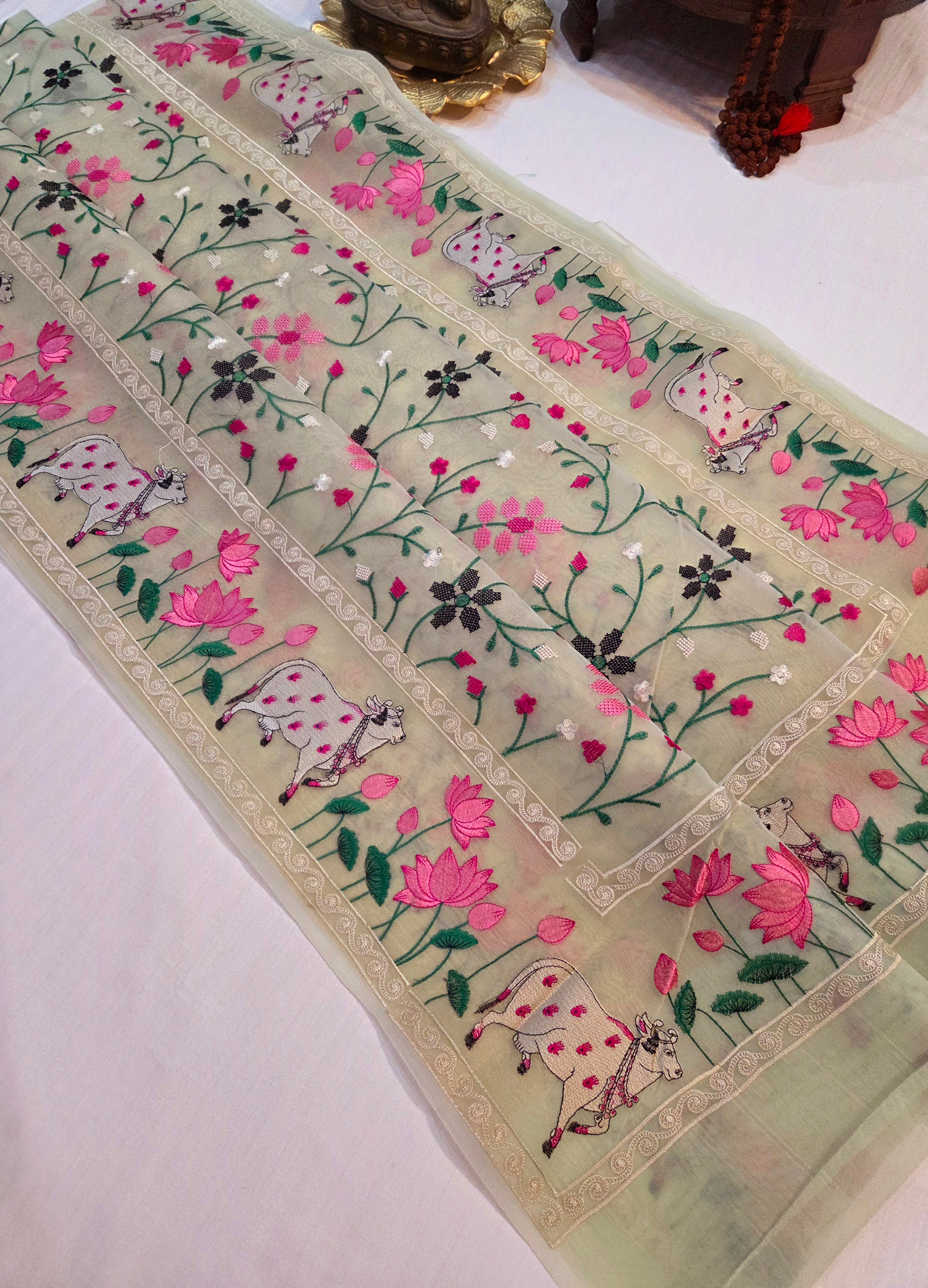 Pichwai Banarasi Embroidery