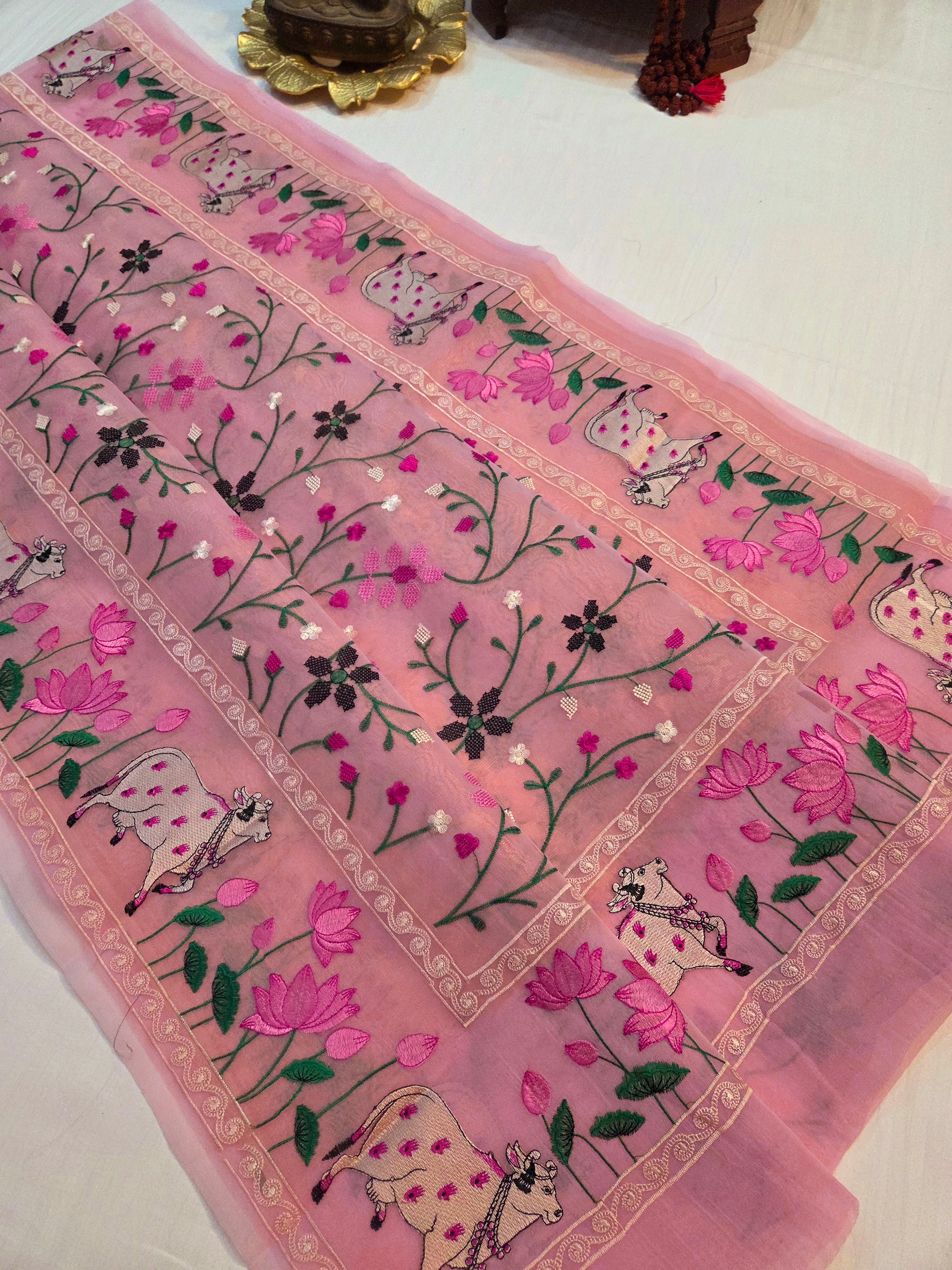 Pichwai Banarasi Embroidery
