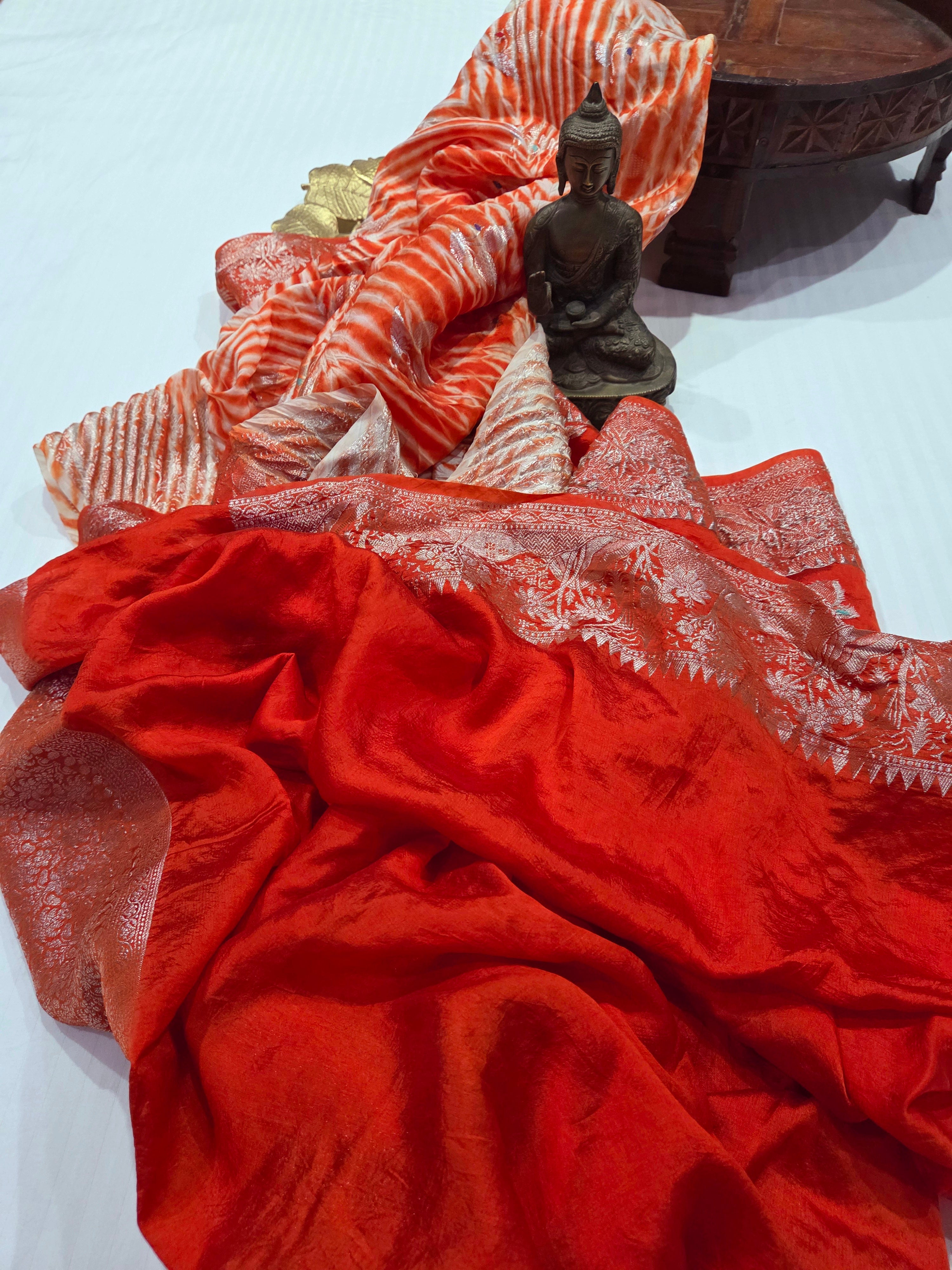 Banarasi Pure Silk Sibori