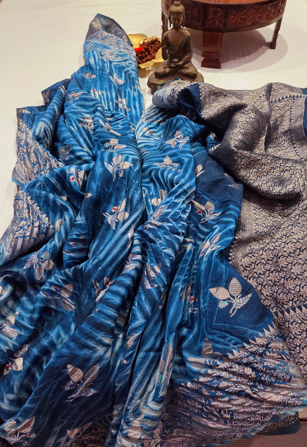 Banarasi Pure Silk Sibori