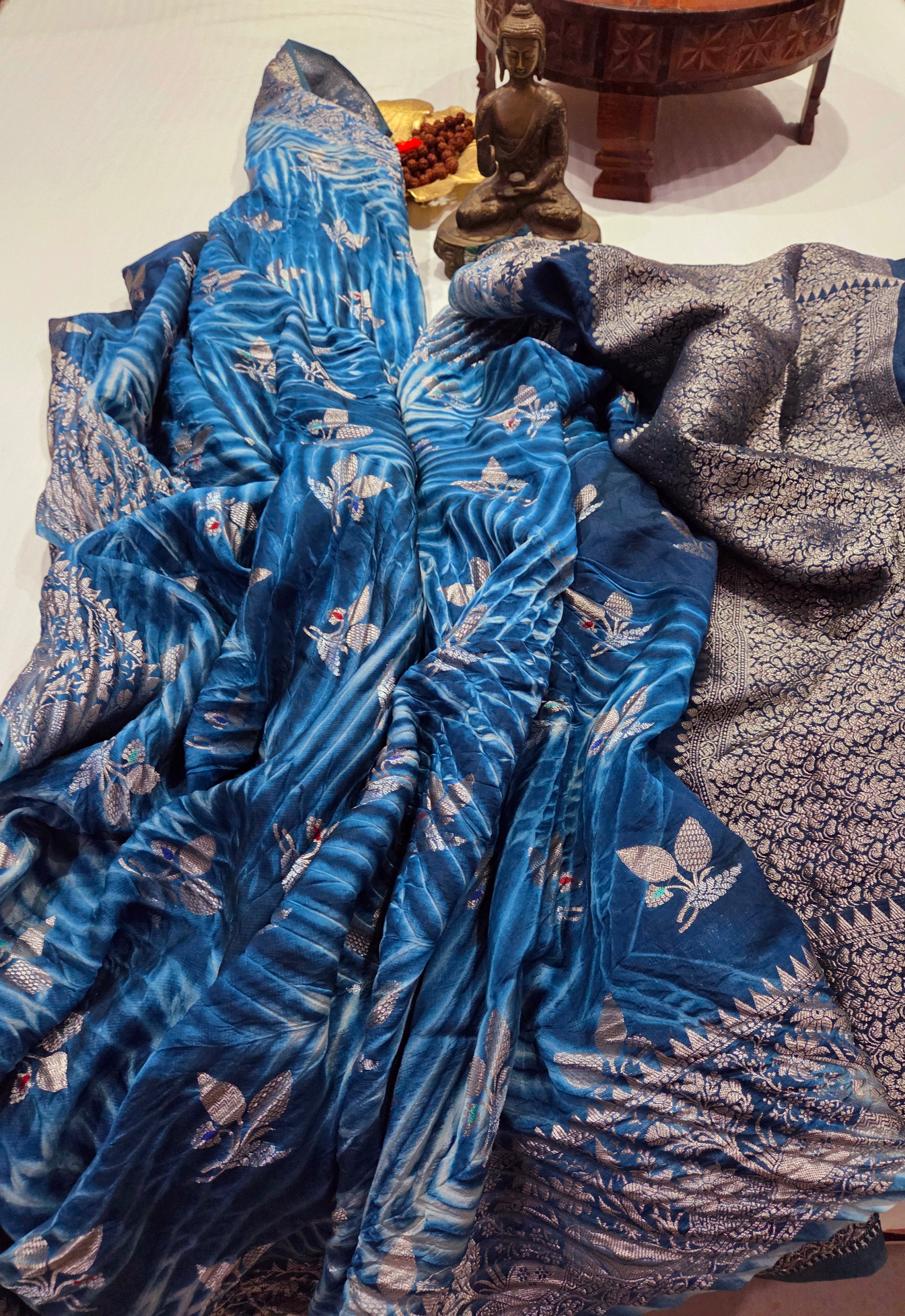 Banarasi Pure Silk Sibori