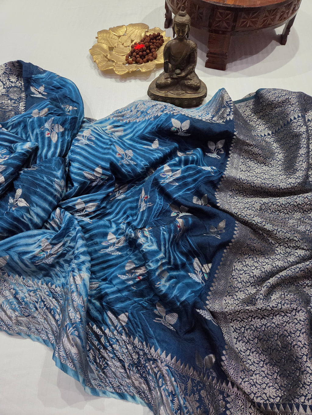 Banarasi Pure Silk Sibori