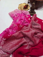 Banarasi Pure Silk Sibori
