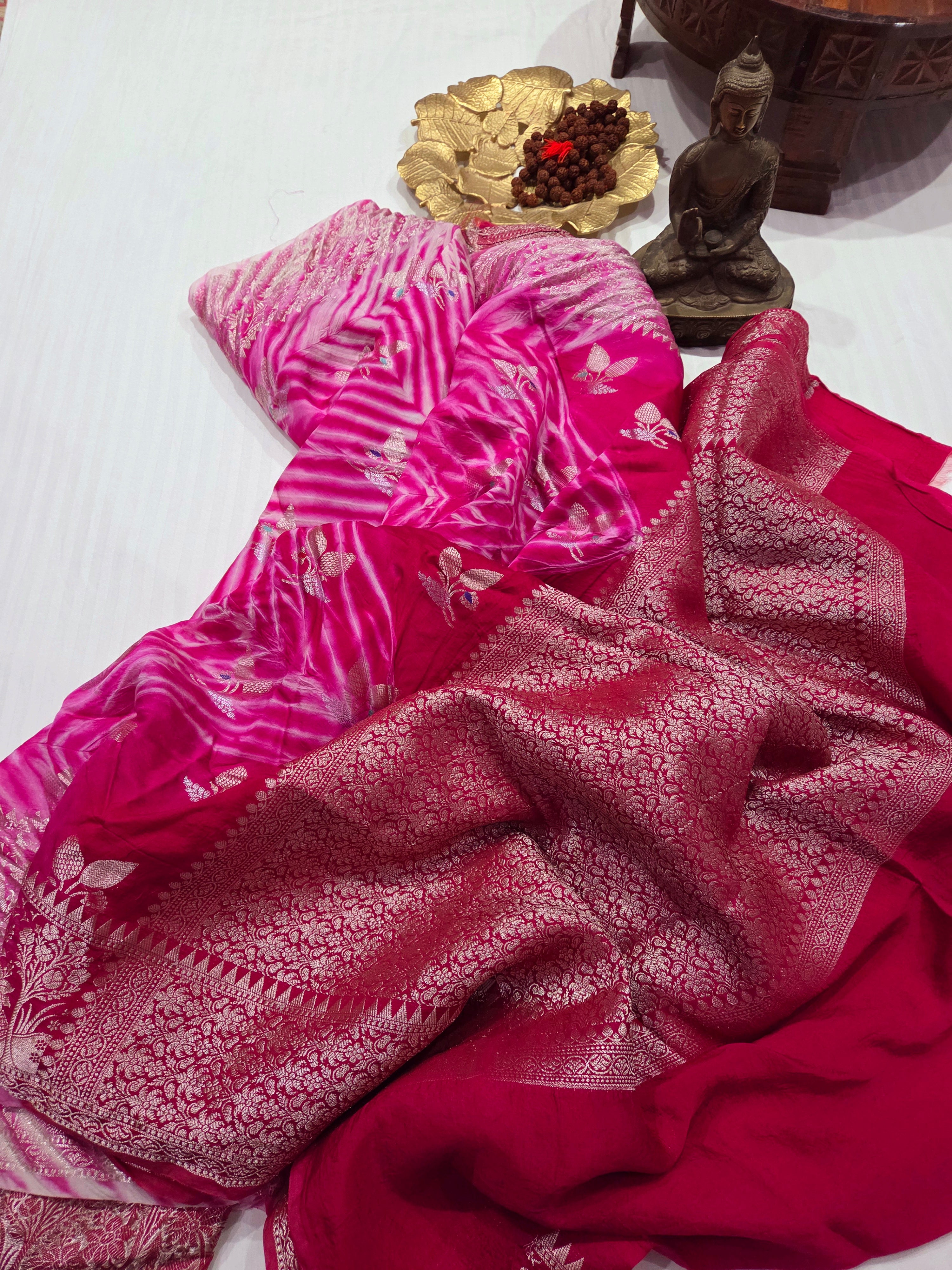 Banarasi Pure Silk Sibori