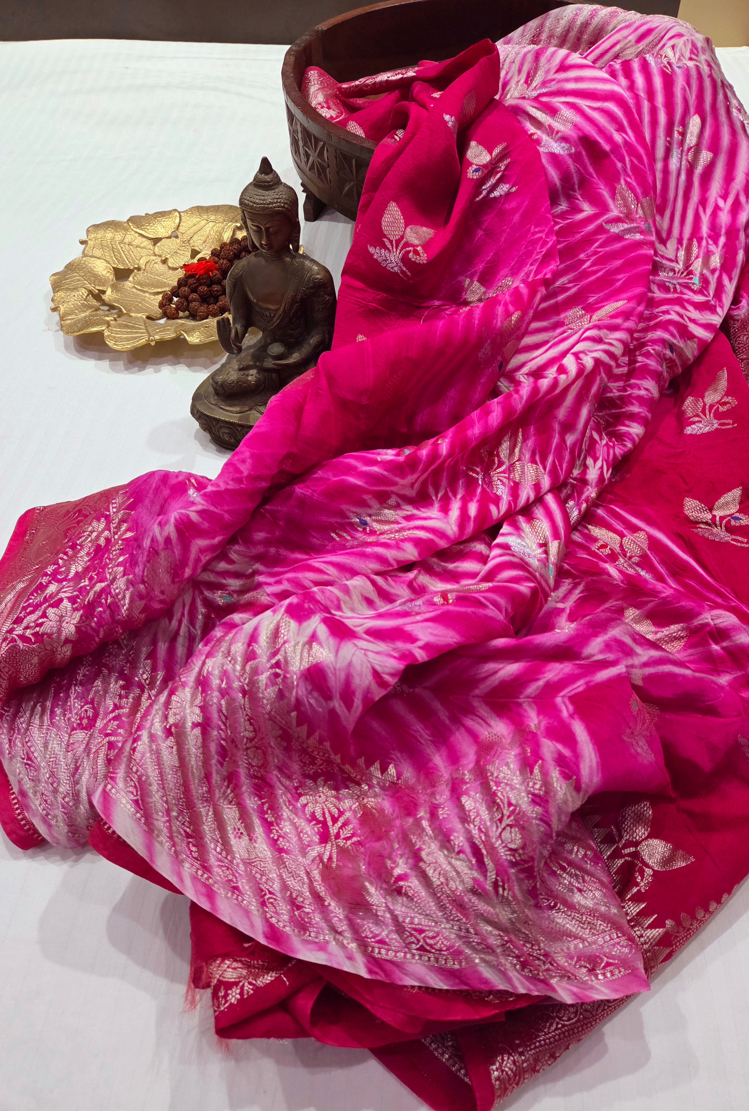 Banarasi Pure Silk Sibori