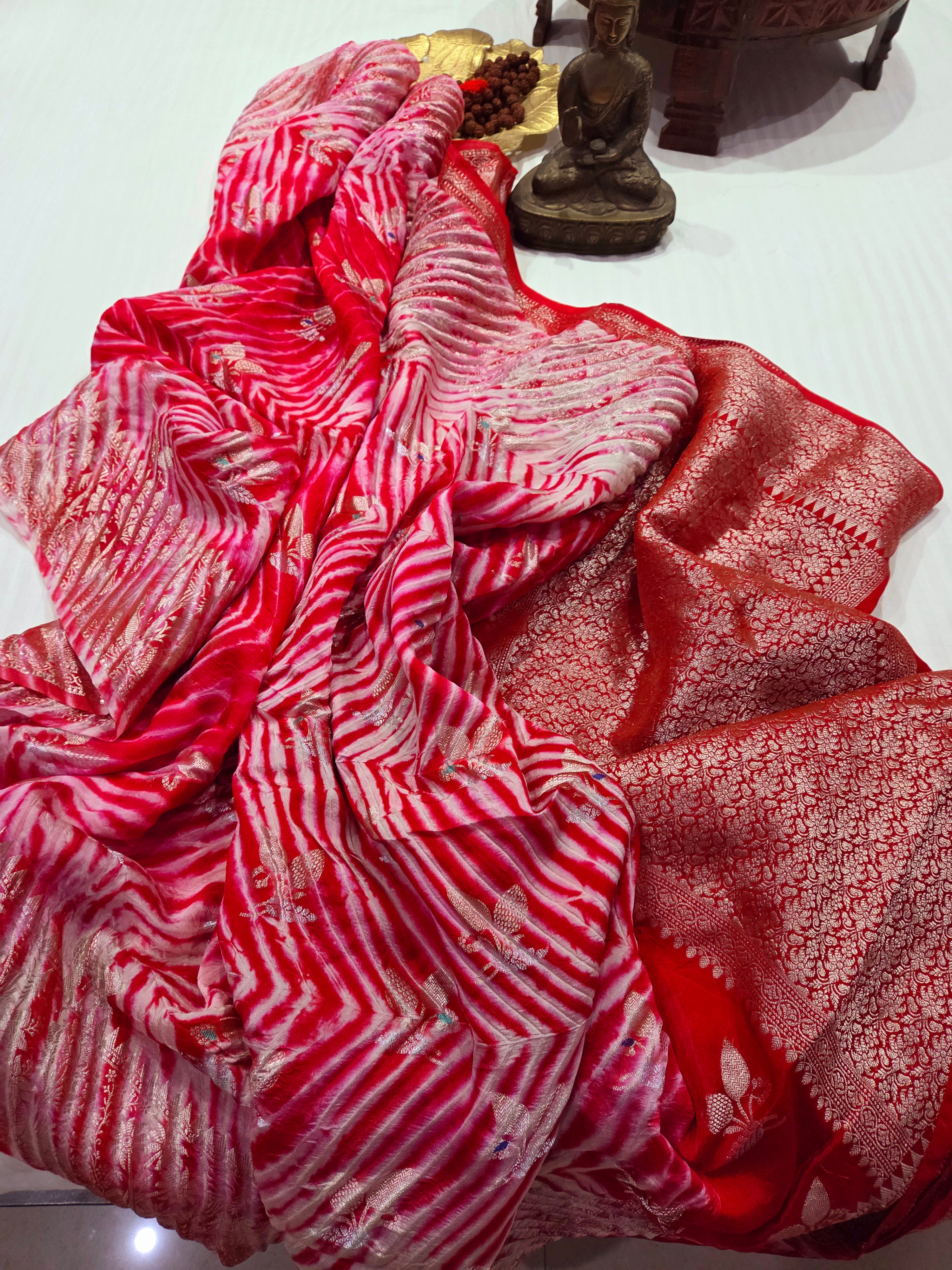 Banarasi Pure Silk Sibori