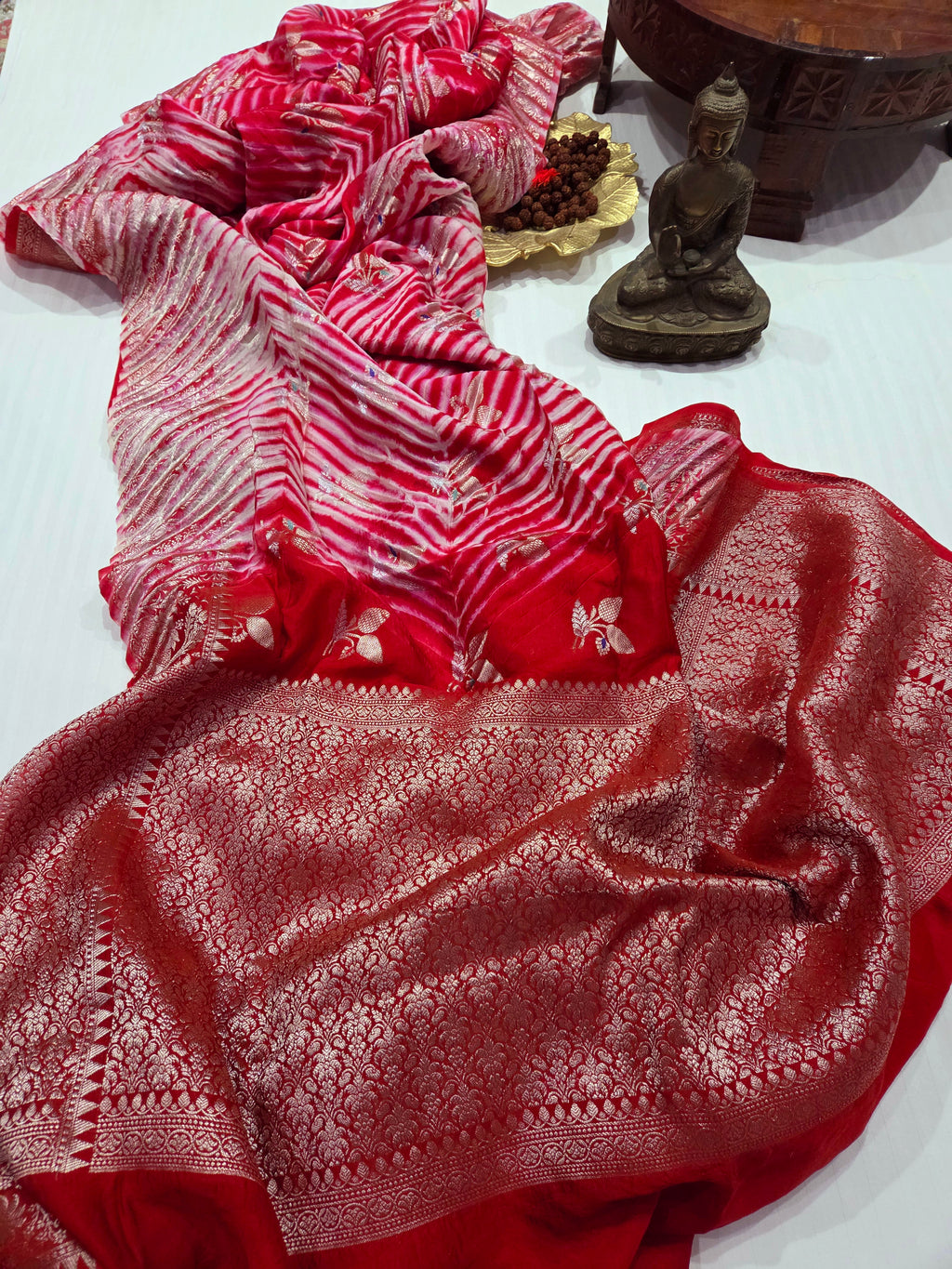 Banarasi Pure Silk Sibori
