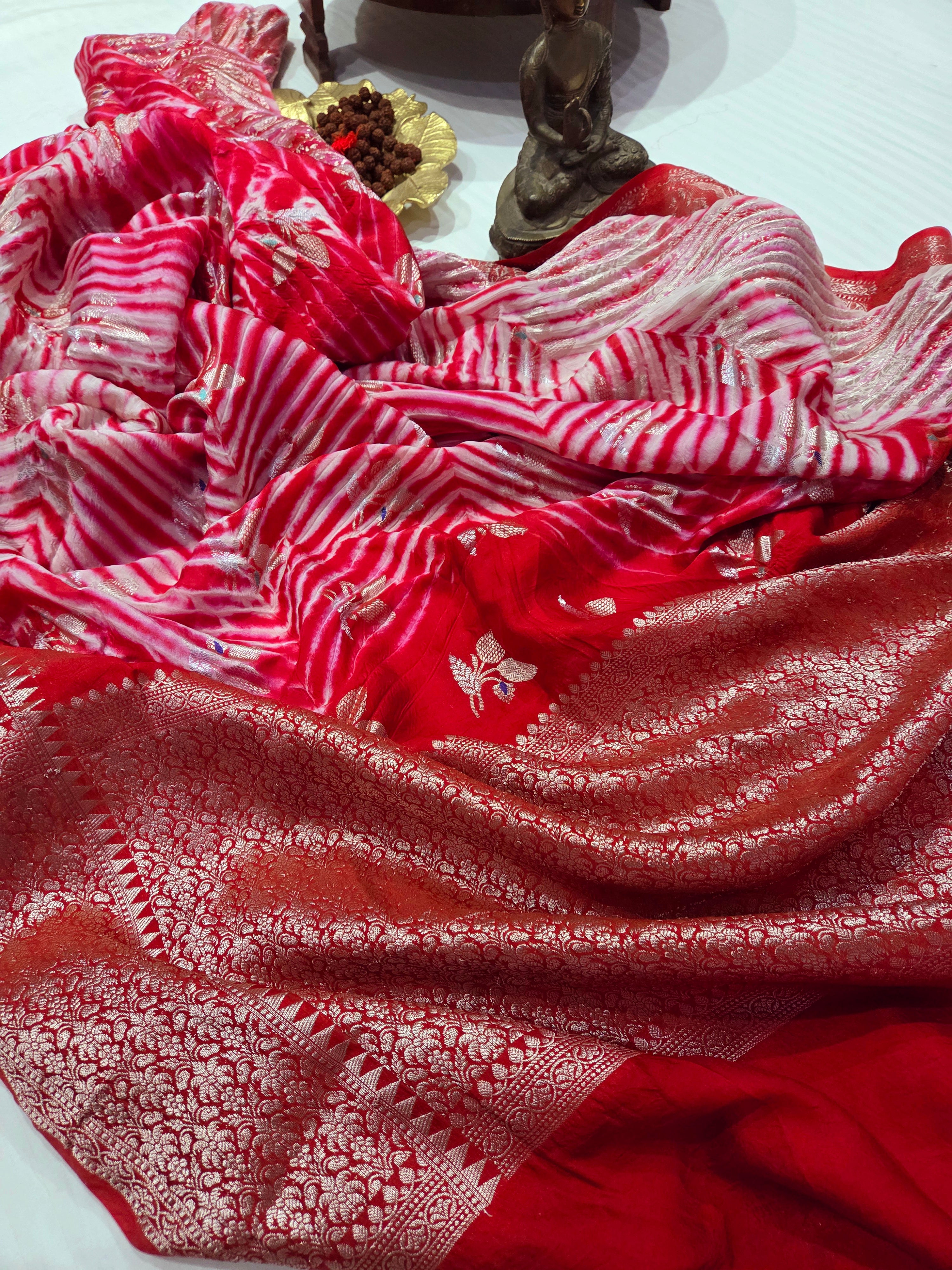 Banarasi Pure Silk Sibori