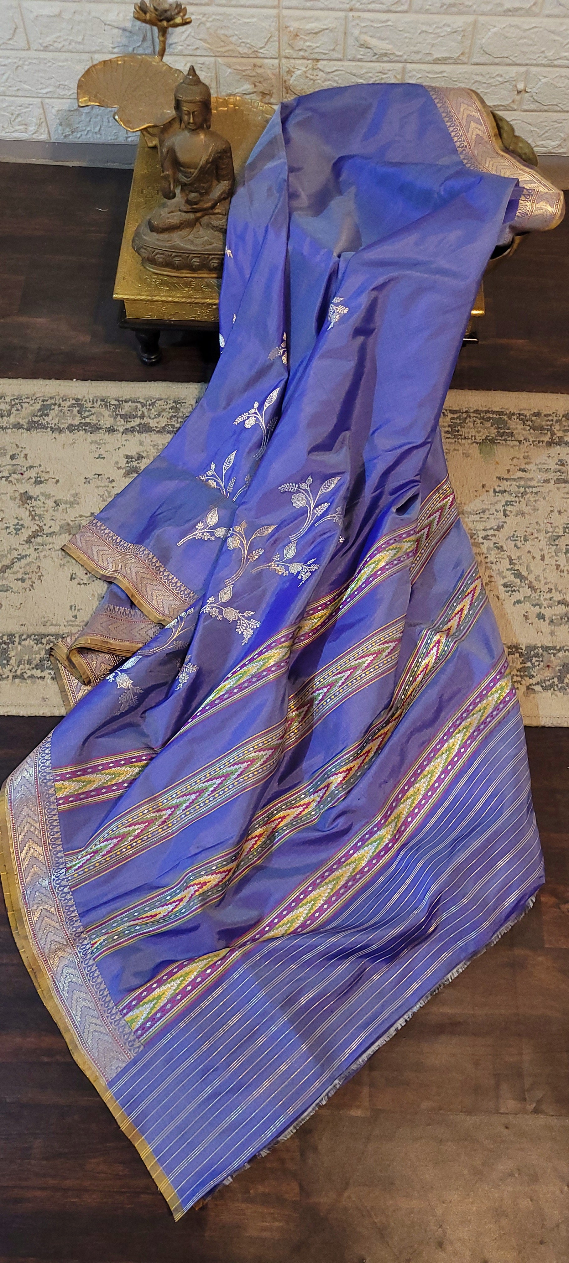 Handloom Banarasi Pure Kattan Kadua Saree