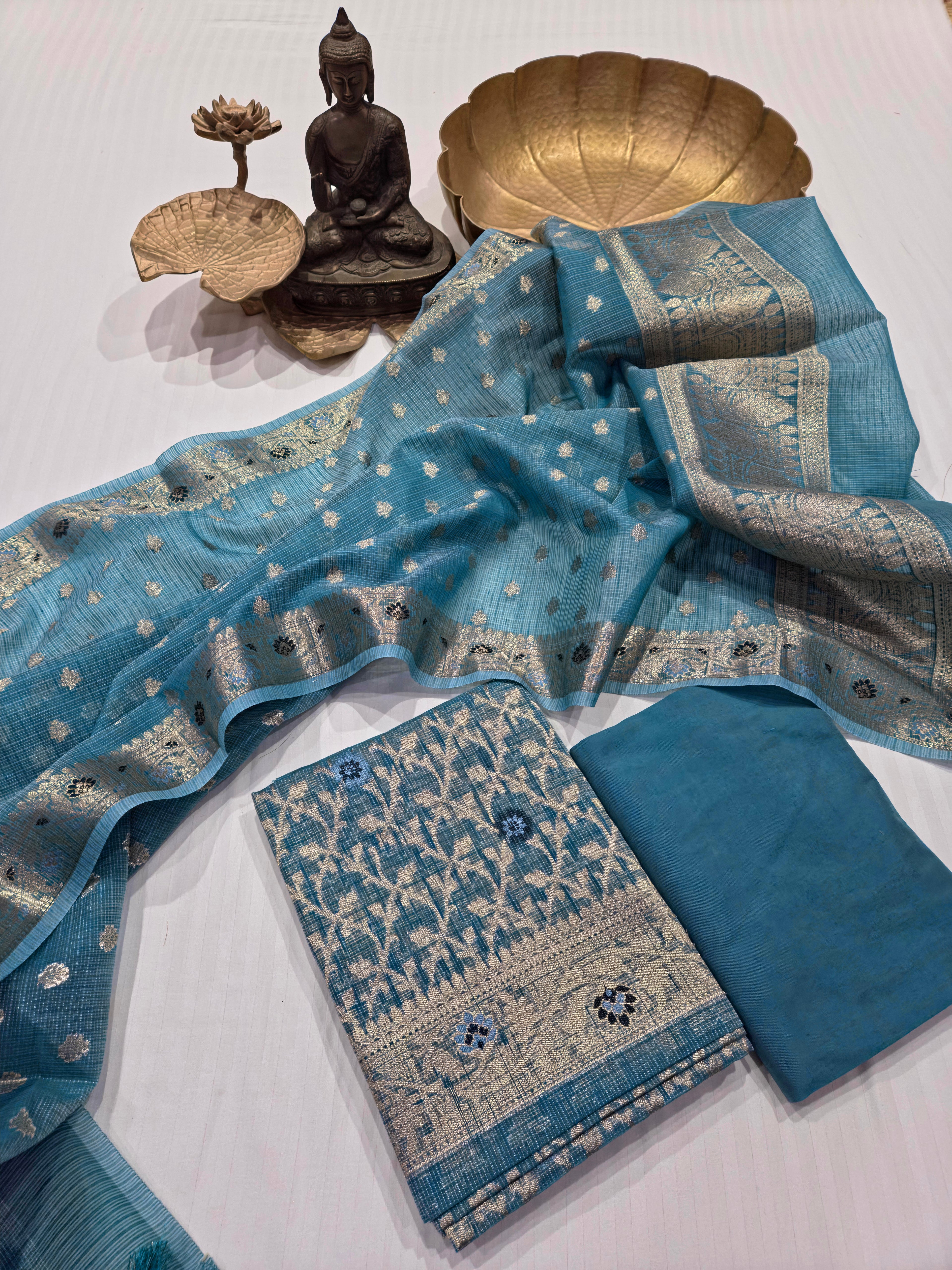 Banarasi Kota Doria Suits