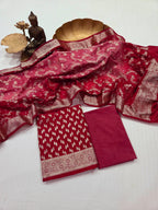 Banarasi Bhandej Dupatta Suit