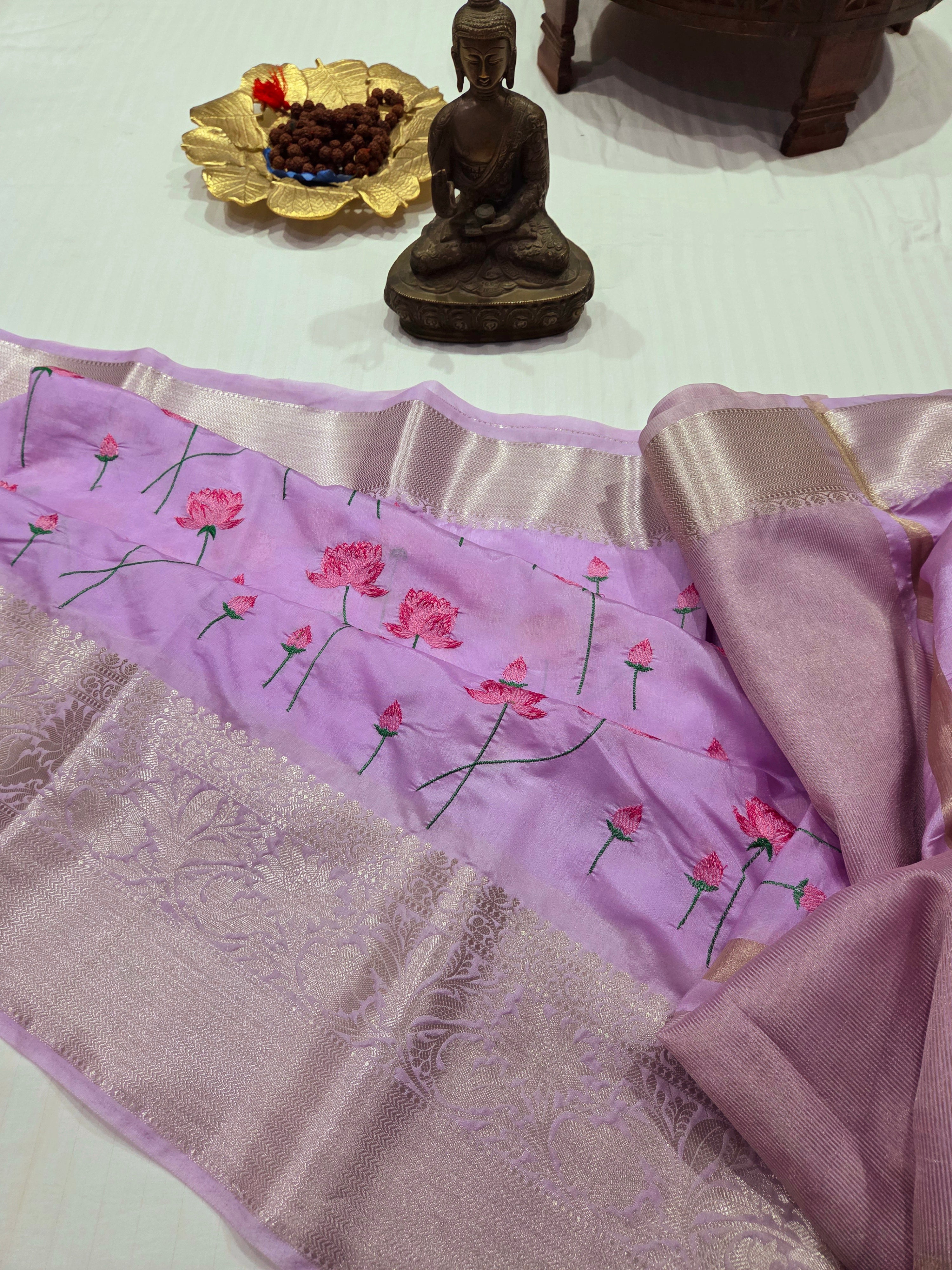 Banarasi Embroidery Saree