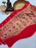 Handloom Banarasi Crape Silk Saree