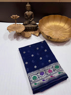 Handloom Banarasi Crepe Silk Saree