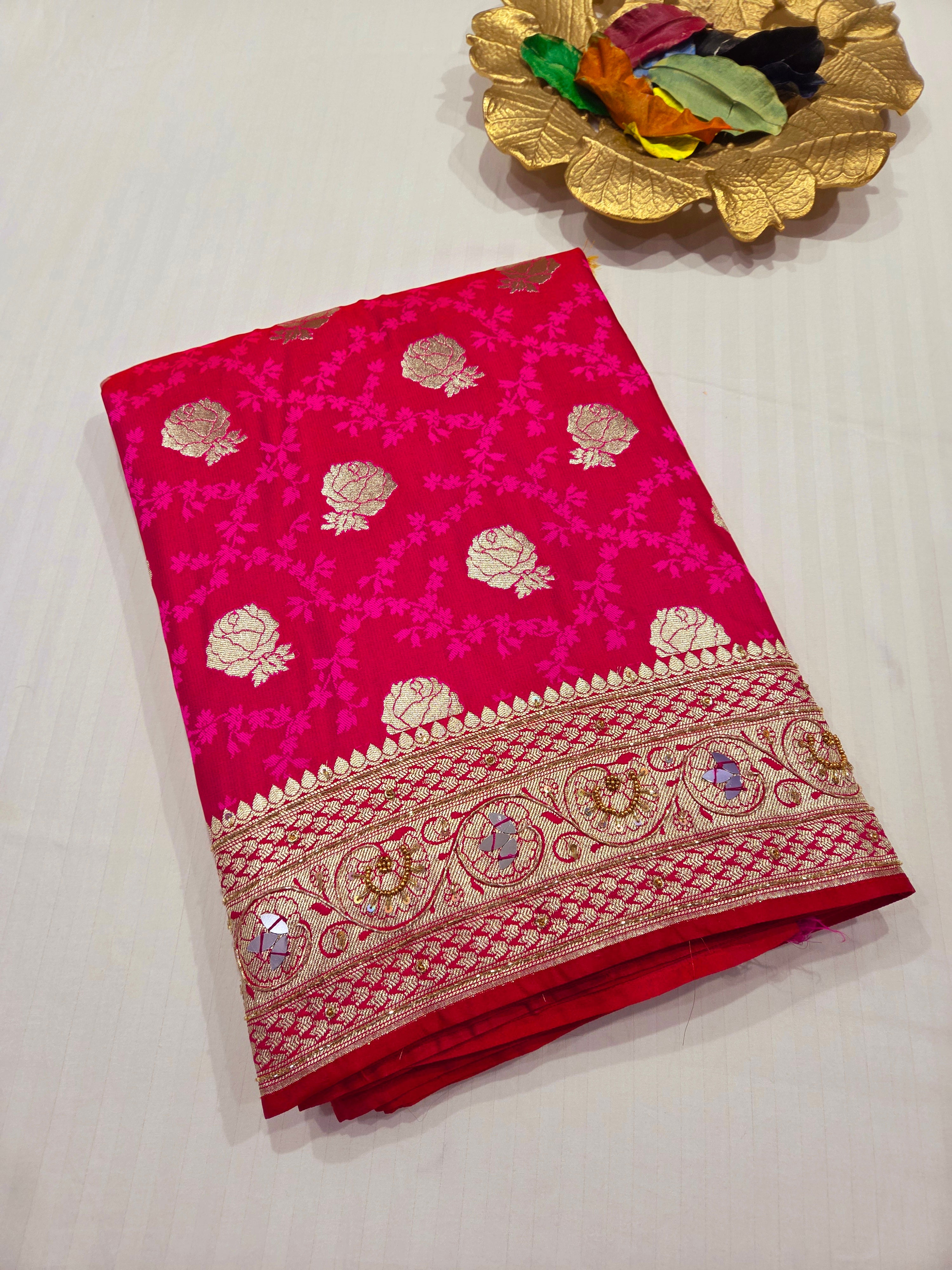 Banarasi Mushroo Silk Saree