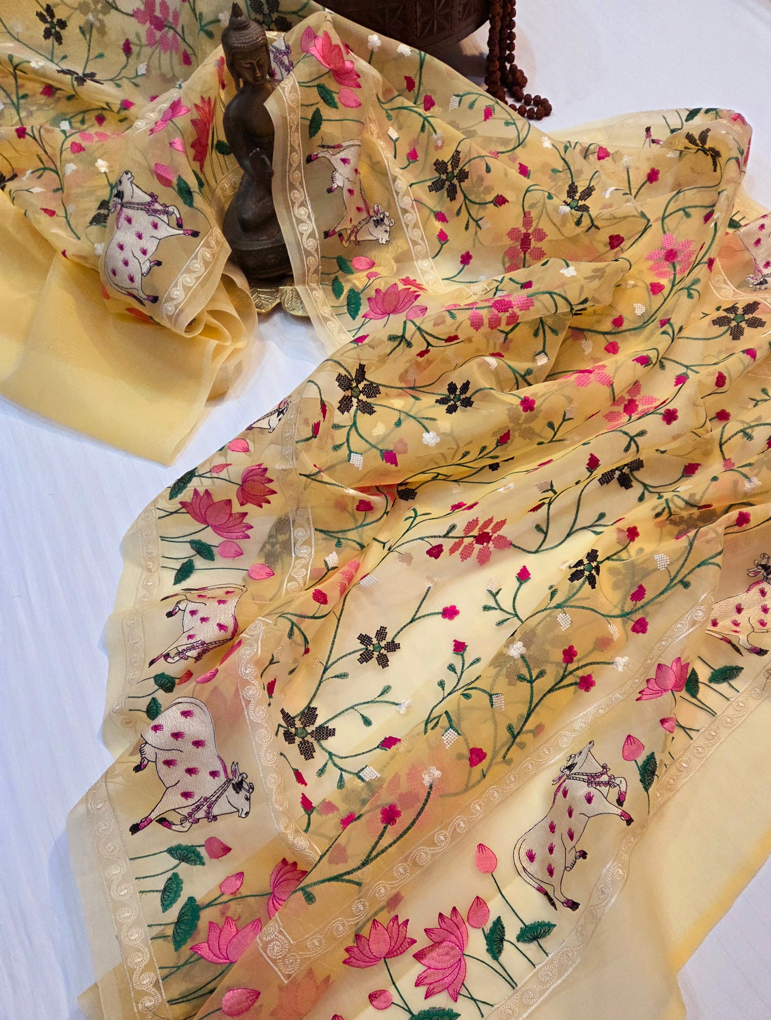 Banarasi Embroidery Saree