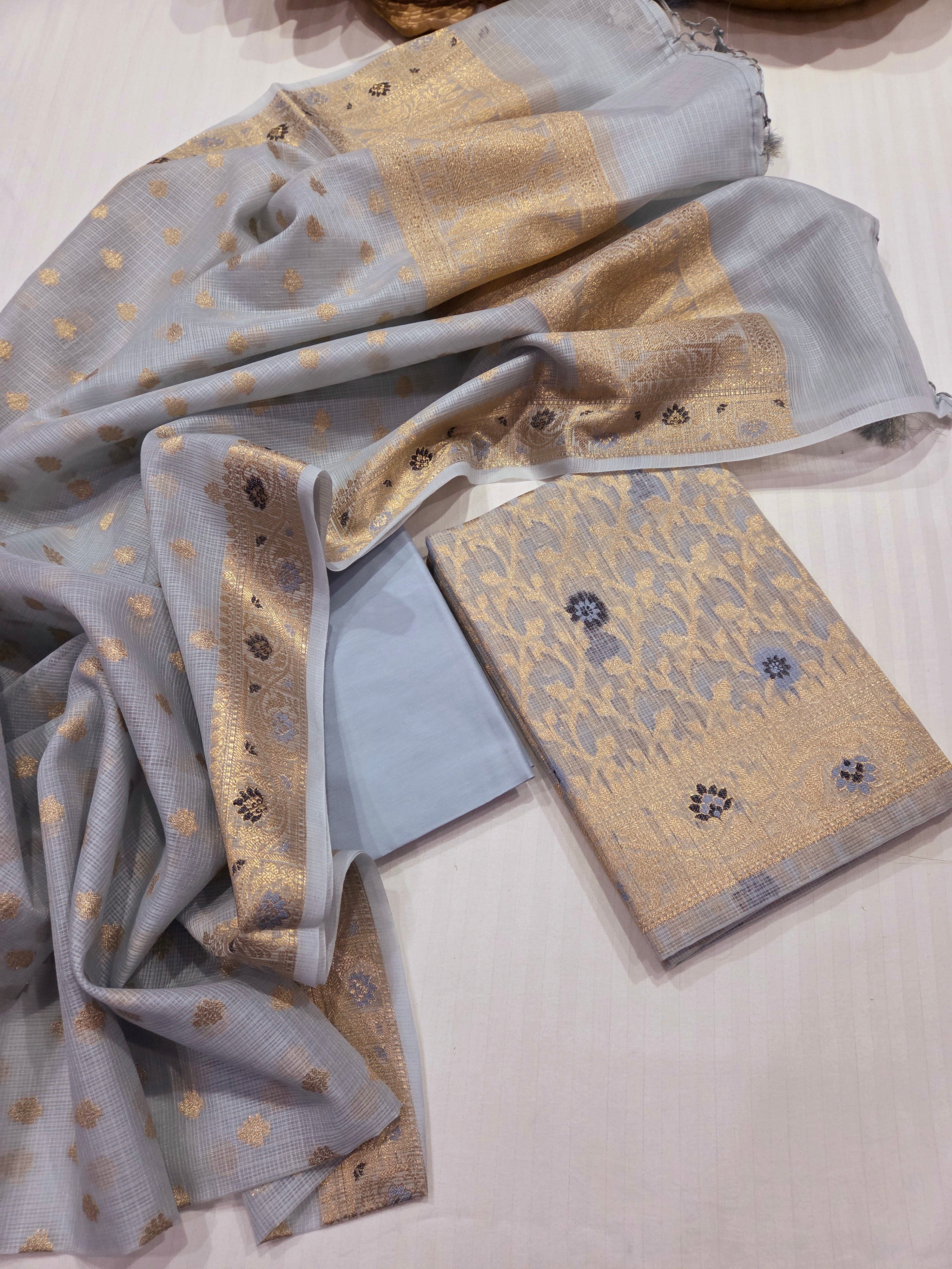 Banarasi Kota Doria Suits