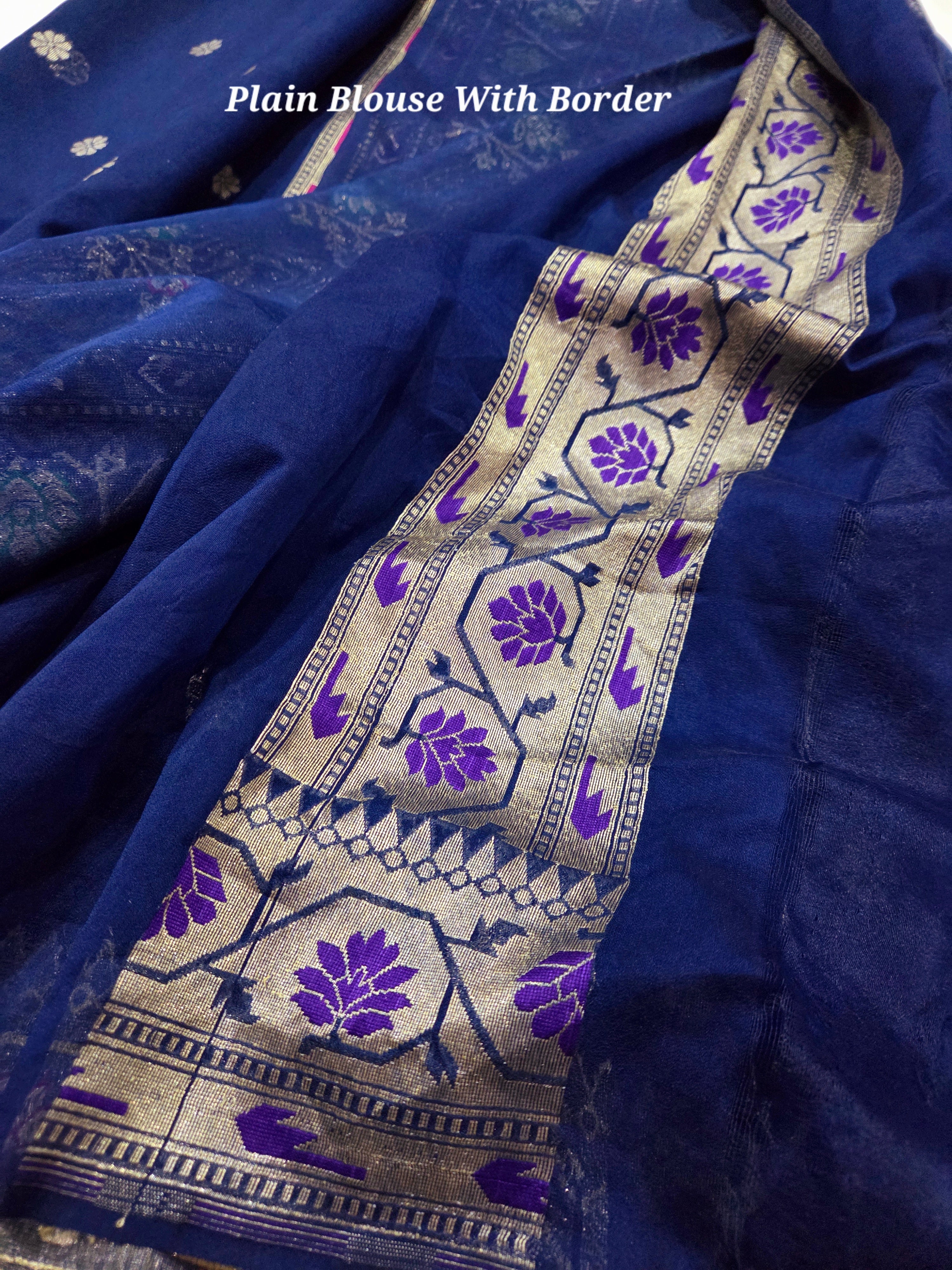 Handloom Banarasi Crepe Silk Saree