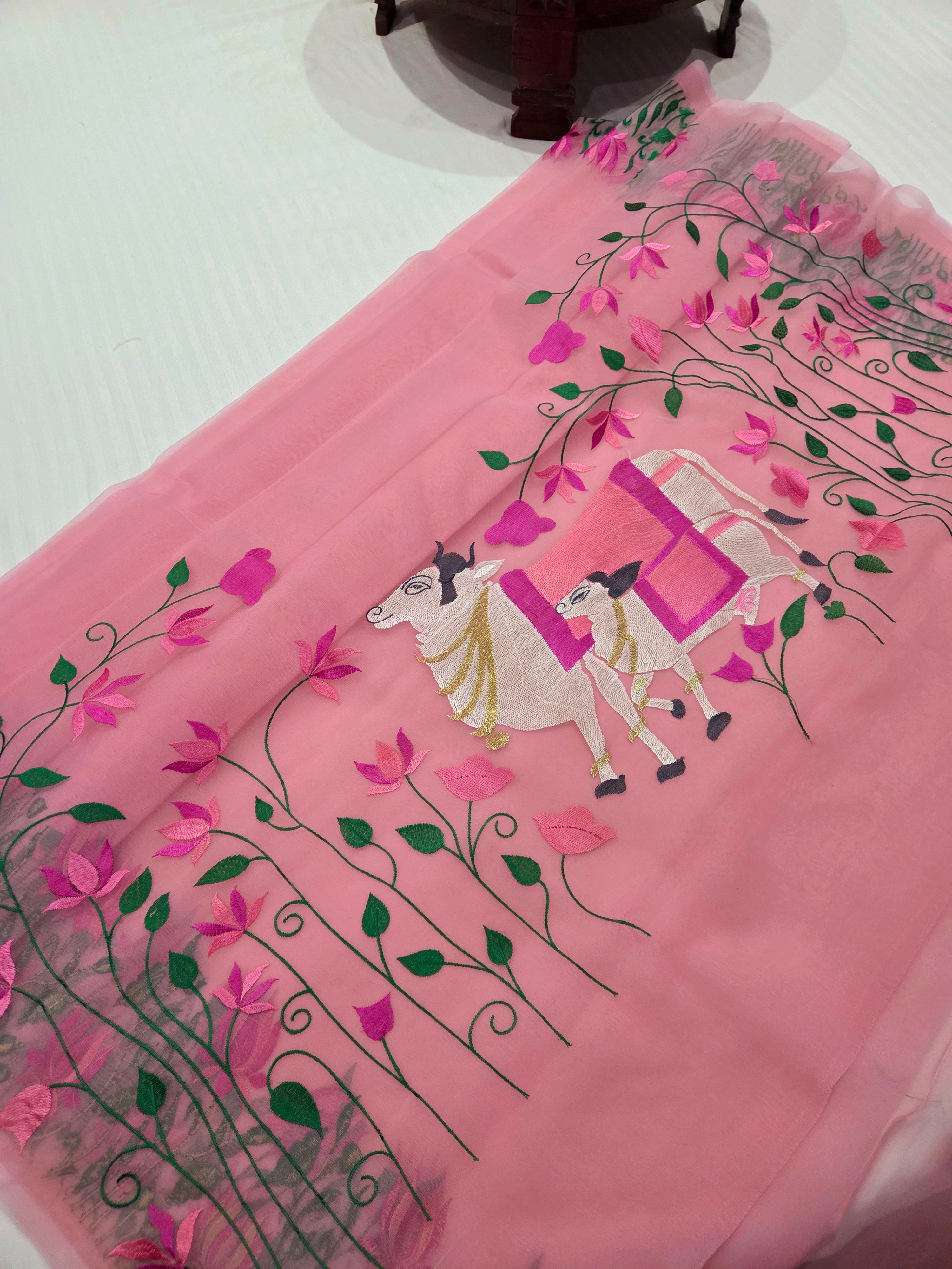 Banarasi Saree with embroidery