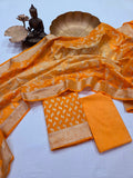 Banarasi Bhandej Dupatta Suit