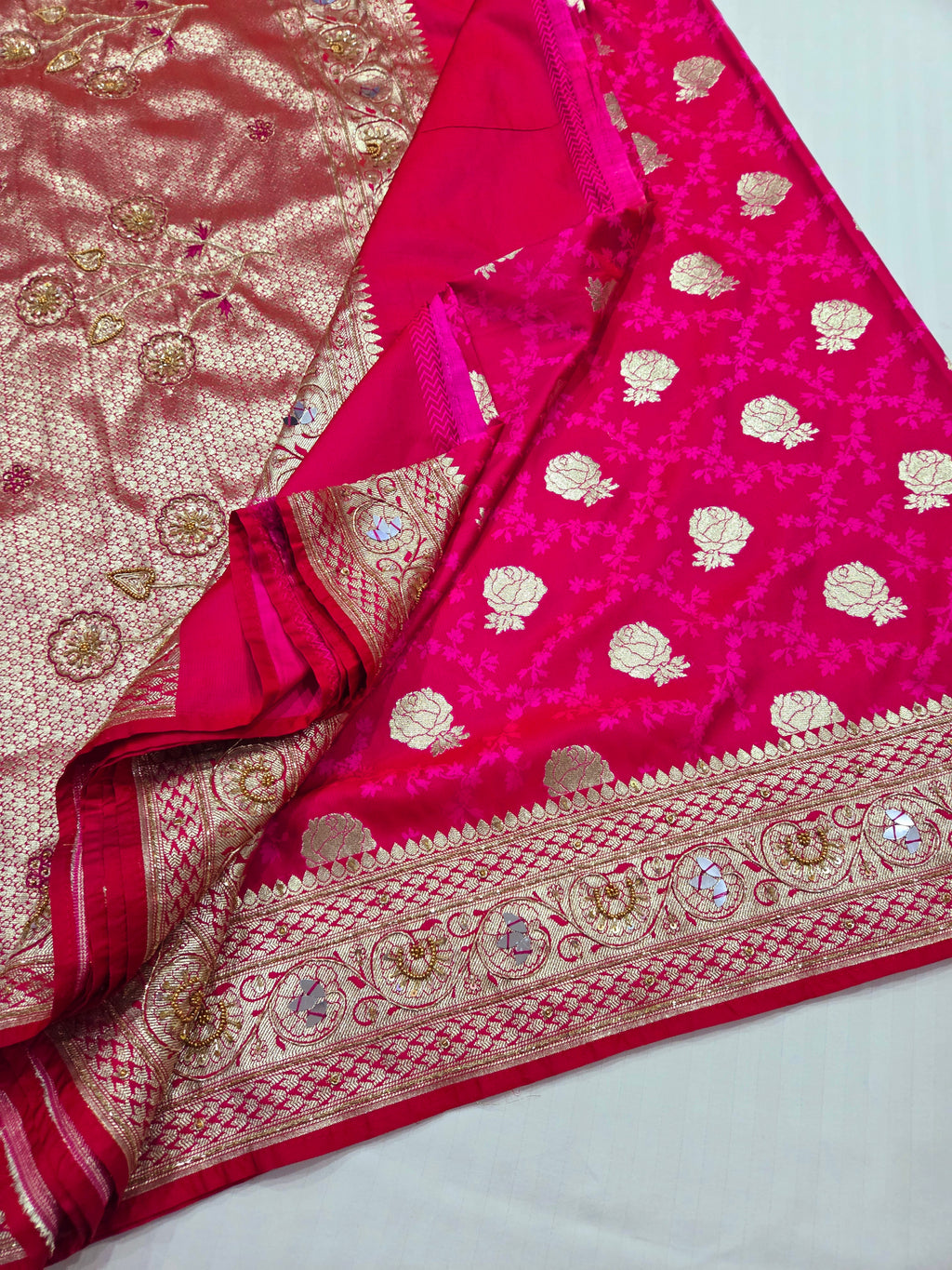 Banarasi Mushroo Silk Saree