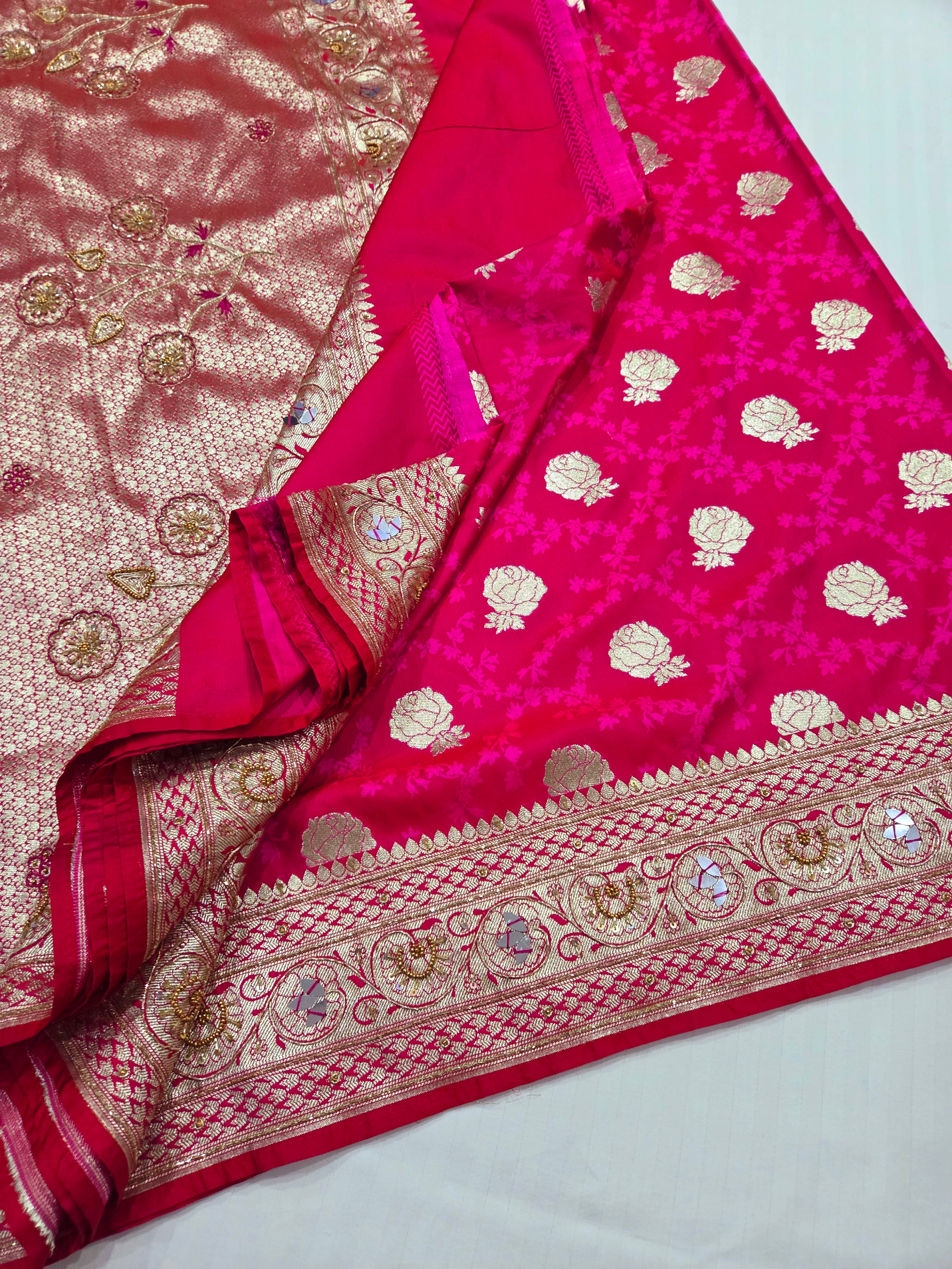 Banarasi Mushroo Silk Saree