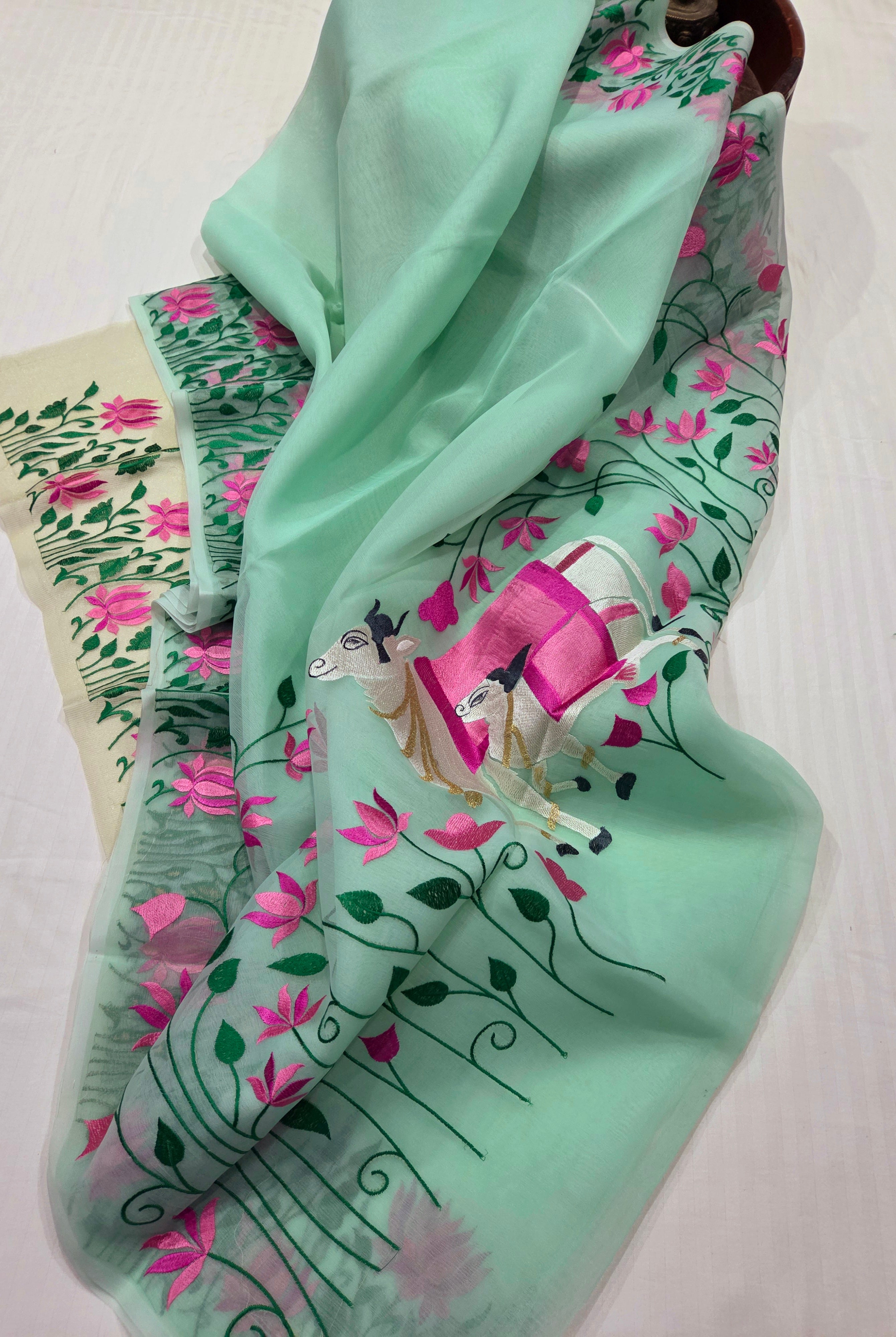 Banarasi Saree with embroidery