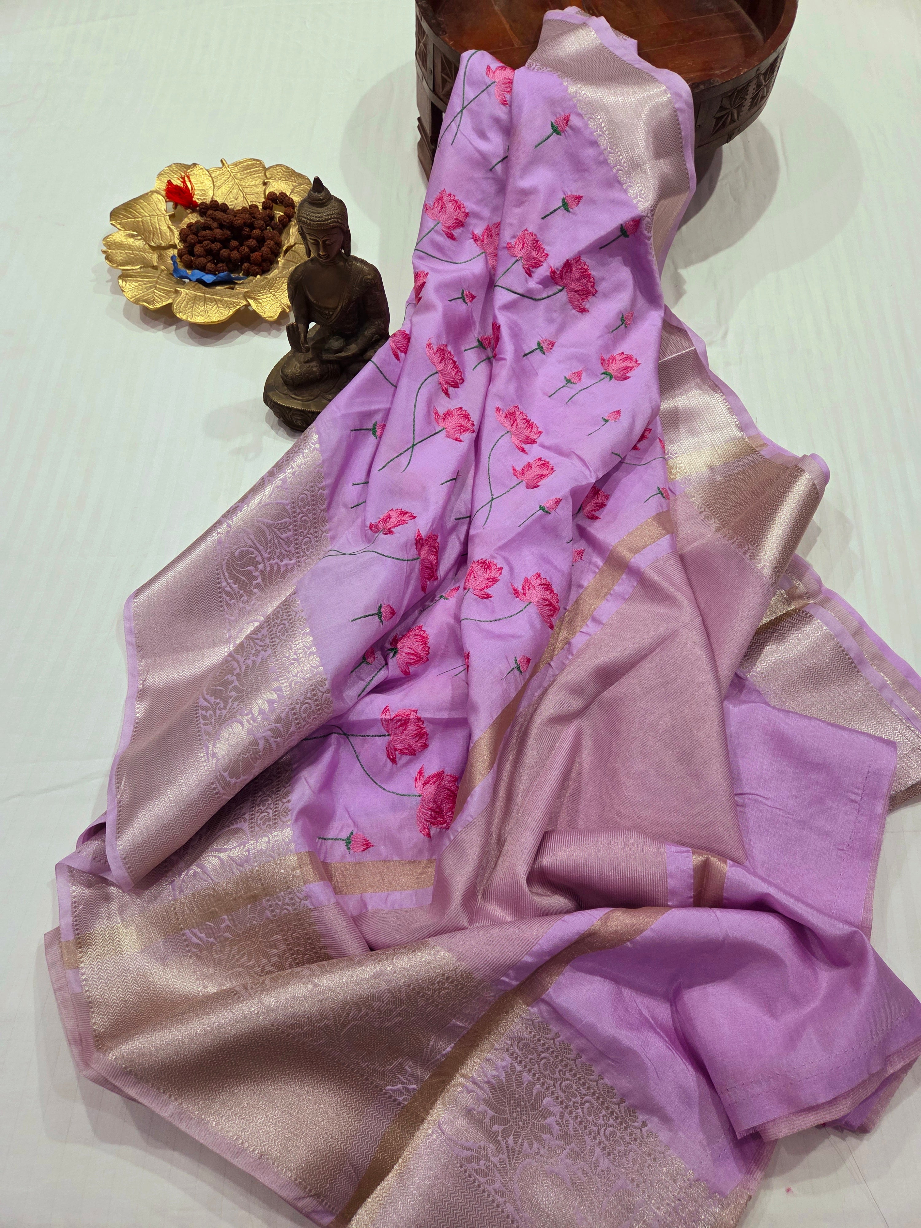 Banarasi Embroidery Saree