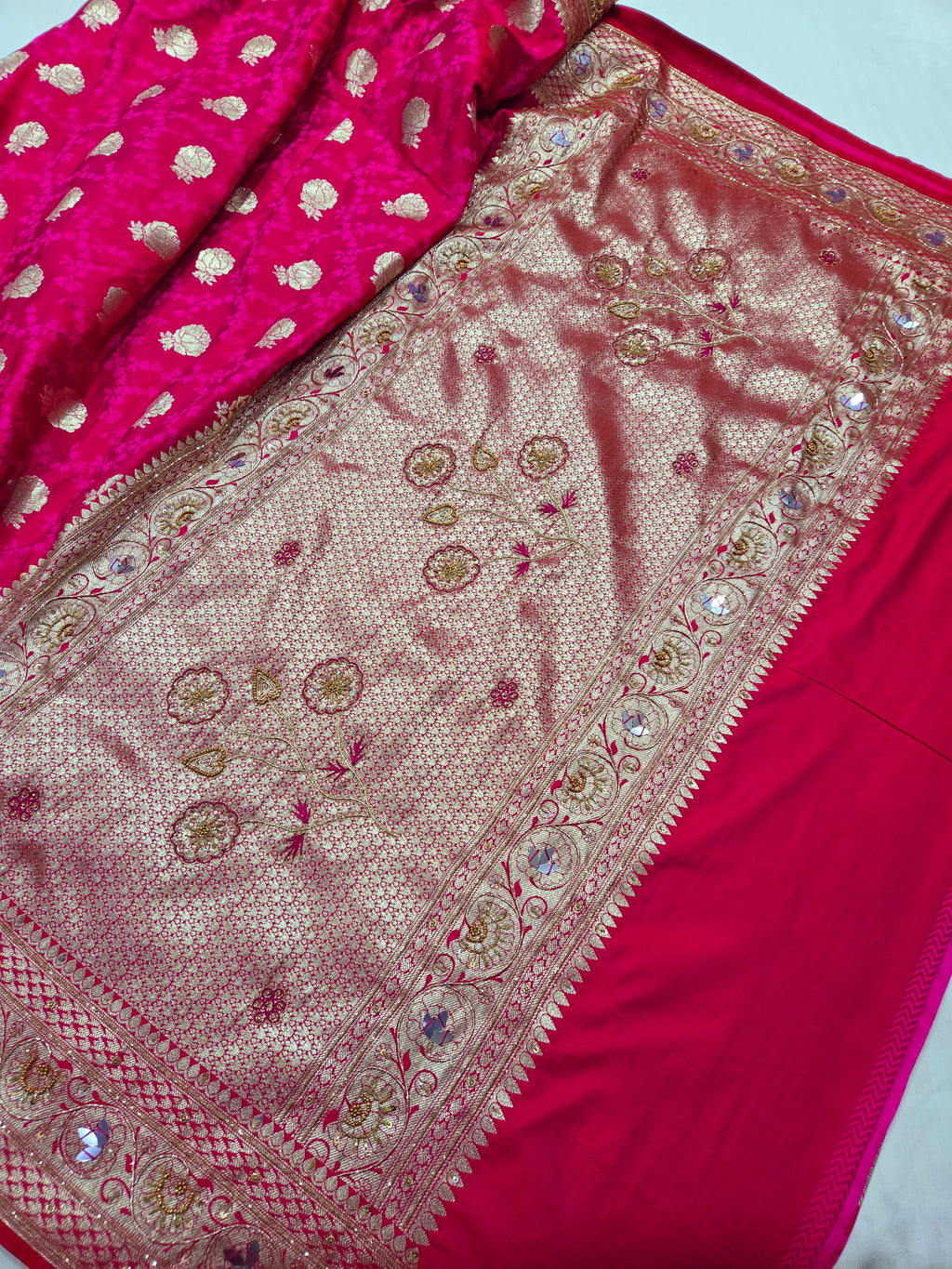 Banarasi Mushroo Silk Saree