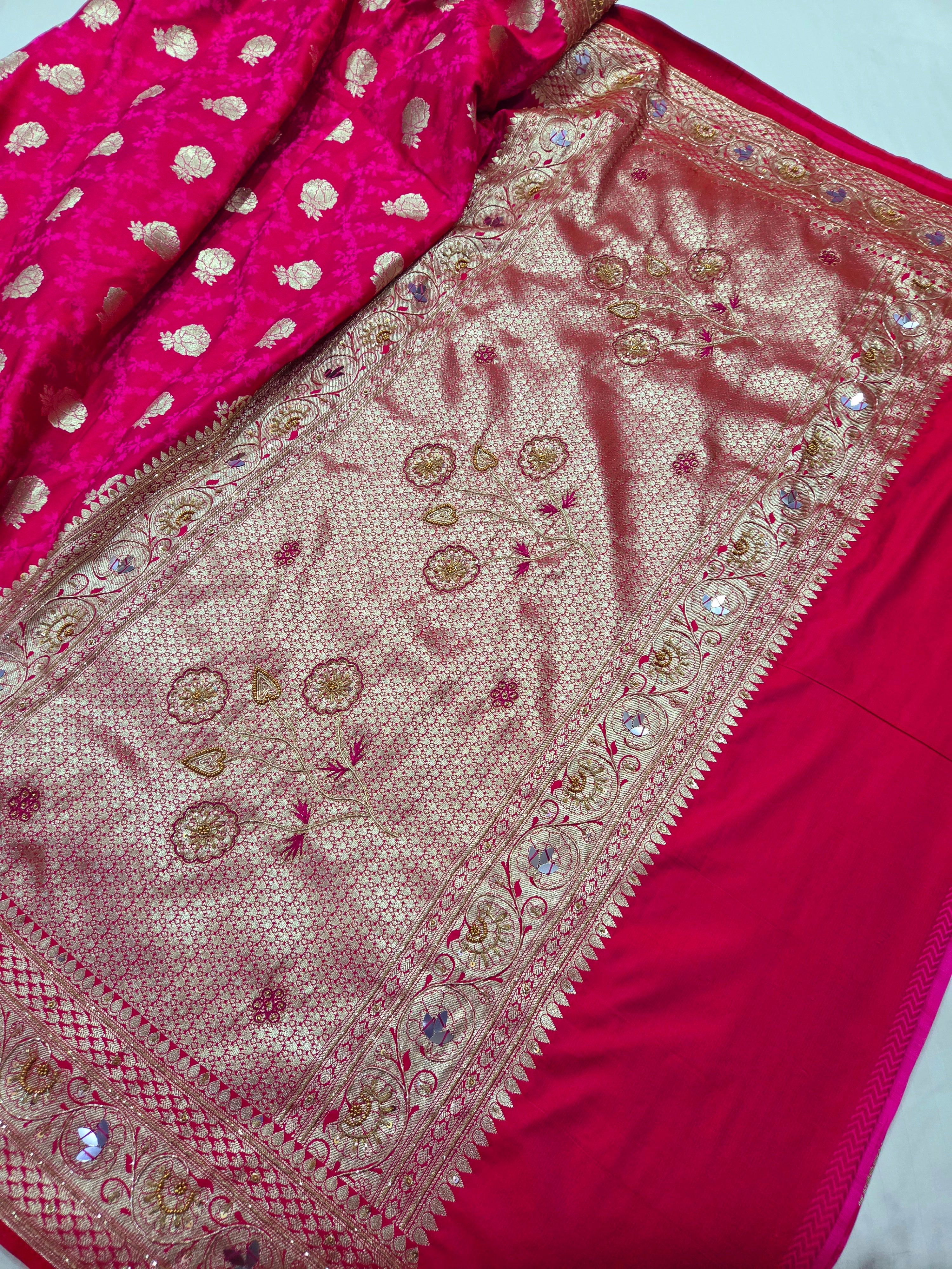 Banarasi Mushroo Silk Saree